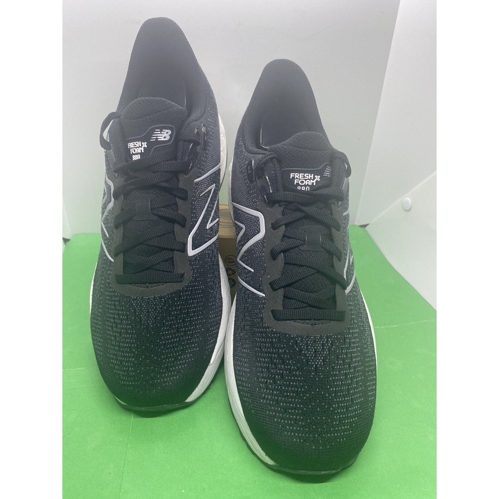 New Balance Fresh Foam X 880 V12 Black Running Shoes Mens 10.5 2E M880B12